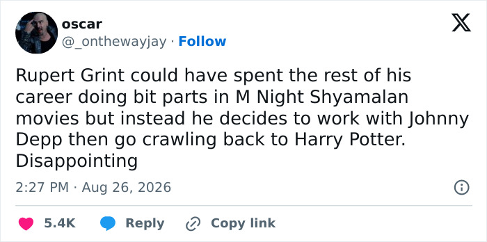 Rupert Grint Under Serious Fire After Announcing Return To His Iconic ‘Harry Potter’ Role Rupert Grint Under Serious Fire After Announcing Return To His Iconic ‘Harry Potter’ Role