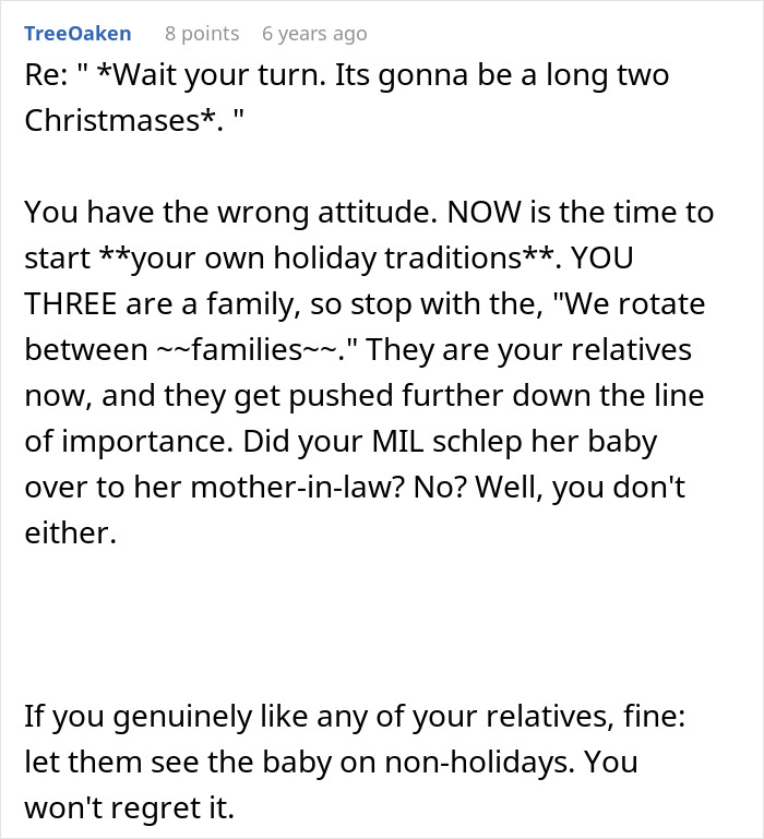 Future Grandma Plans Baby’s First Christmas Without Asking The Parents, Gets A Rude Date With Reality Future Grandma Plans Baby’s First Christmas Without Asking The Parents, Gets A Rude Date With Reality