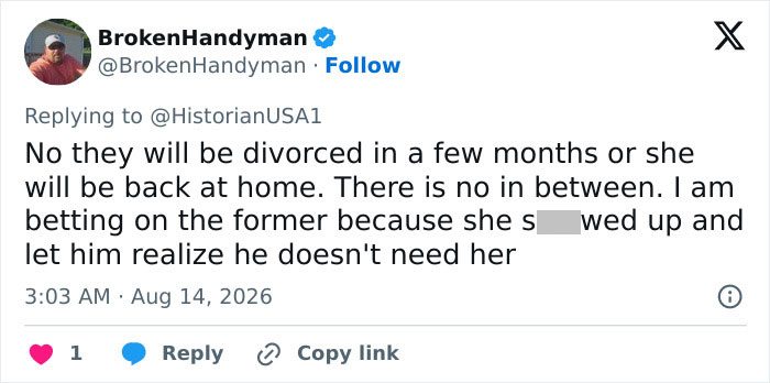 Woman Claims That Distance Is Actually The Secret To Keeping The Spark Alive Within A Marriage