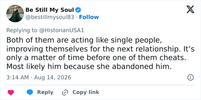 Woman Claims That Distance Is Actually The Secret To Keeping The Spark Alive Within A Marriage