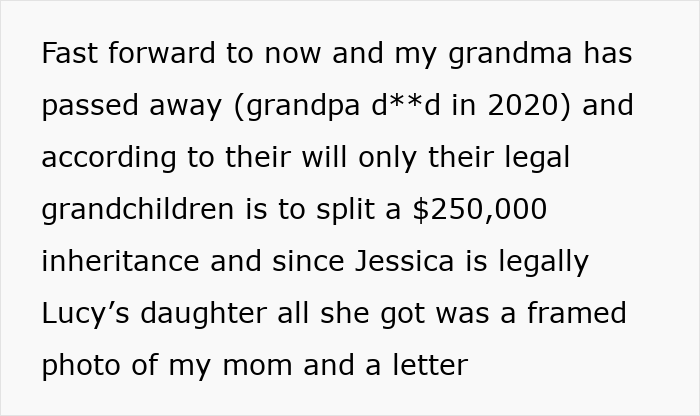 Woman Chooses To Be Adopted By Stepmom, Bro Refuses To Give Her Even A Dime Of His Inheritance Woman Chooses To Be Adopted By Stepmom, Bro Refuses To Give Her Even A Dime Of His Inheritance