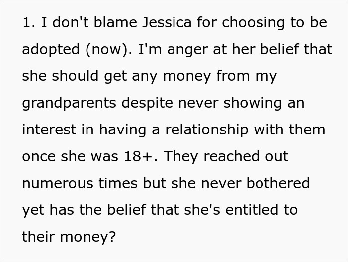 Woman Chooses To Be Adopted By Stepmom, Bro Refuses To Give Her Even A Dime Of His Inheritance Woman Chooses To Be Adopted By Stepmom, Bro Refuses To Give Her Even A Dime Of His Inheritance