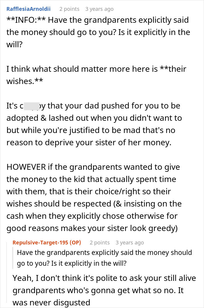 Woman Chooses To Be Adopted By Stepmom, Bro Refuses To Give Her Even A Dime Of His Inheritance Woman Chooses To Be Adopted By Stepmom, Bro Refuses To Give Her Even A Dime Of His Inheritance