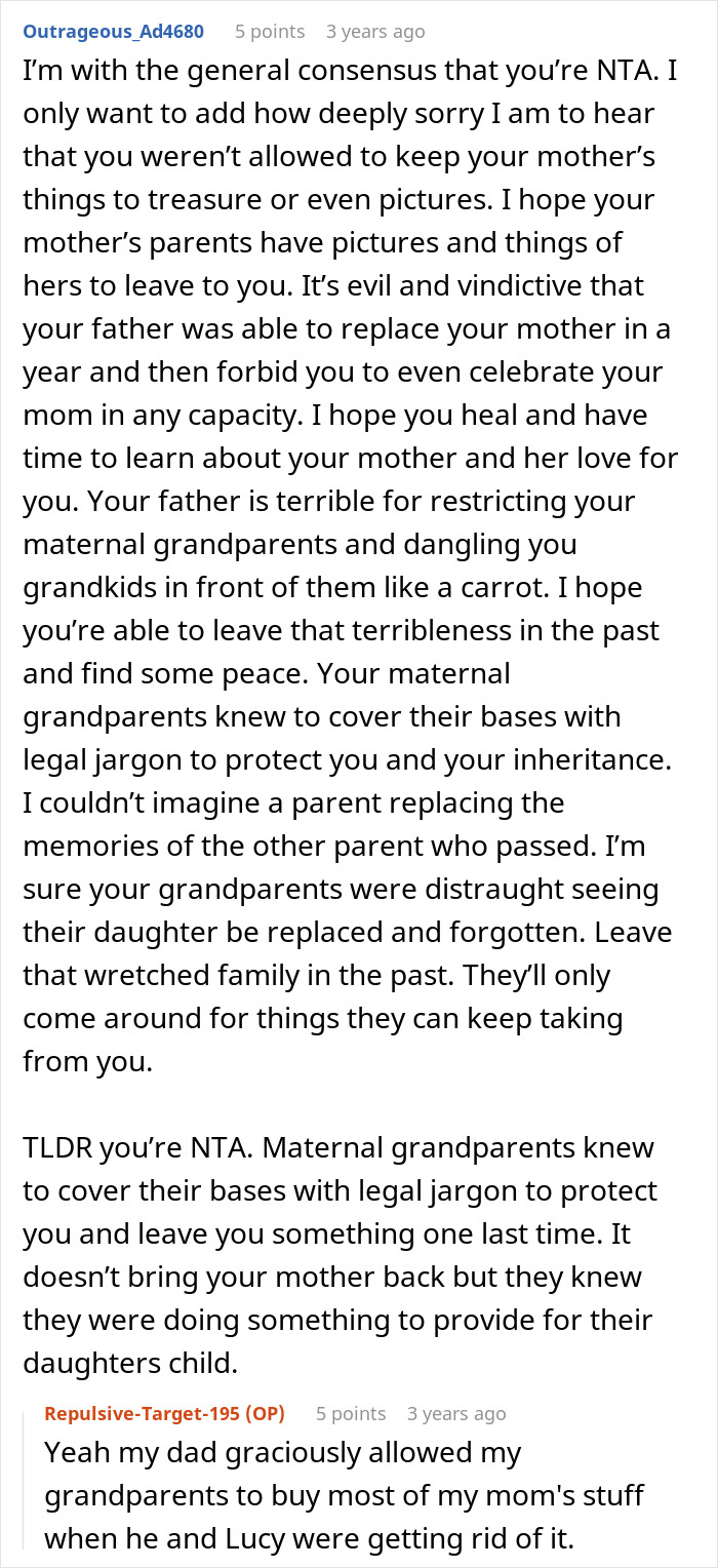 Woman Chooses To Be Adopted By Stepmom, Bro Refuses To Give Her Even A Dime Of His Inheritance Woman Chooses To Be Adopted By Stepmom, Bro Refuses To Give Her Even A Dime Of His Inheritance