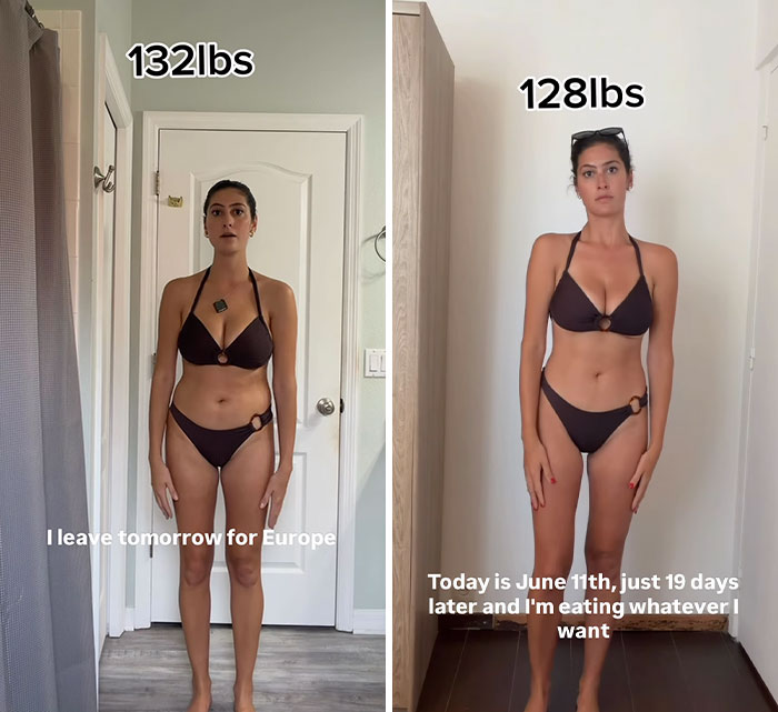 Expert Chimes In After Woman Claims Her Before-And-After Pics Of Trip To France “Prove” The US Diet Keeps People “Chronically Inflamed” Expert Chimes In After Woman Claims Her Before-And-After Pics Of Trip To France “Prove” The US Diet Keeps People “Chronically Inflamed”