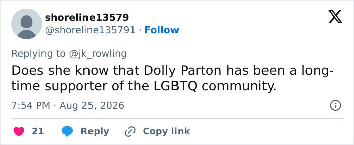 J.K. Rowling Accused Of Using Dolly Parton’s Passing As Yet Another Way To Spread Her Controversial Opinions J.K. Rowling Accused Of Using Dolly Parton’s Passing As Yet Another Way To Spread Her Controversial Opinions