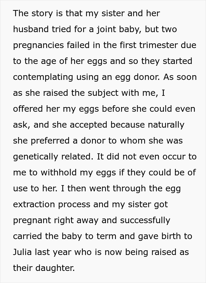 Woman Helps Her Sister Have A Baby, But The Sister Wants To Keep The Truth Secret For 18 Years
