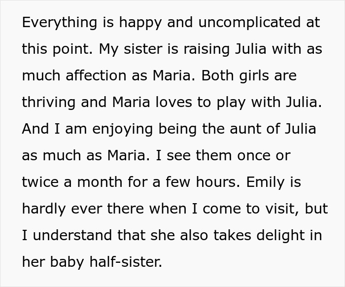 Woman Helps Her Sister Have A Baby, But The Sister Wants To Keep The Truth Secret For 18 Years