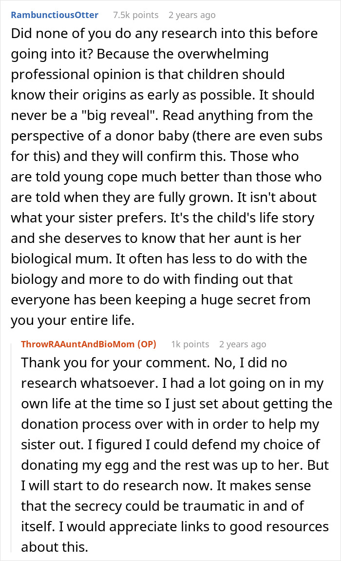 Woman Helps Her Sister Have A Baby, But The Sister Wants To Keep The Truth Secret For 18 Years