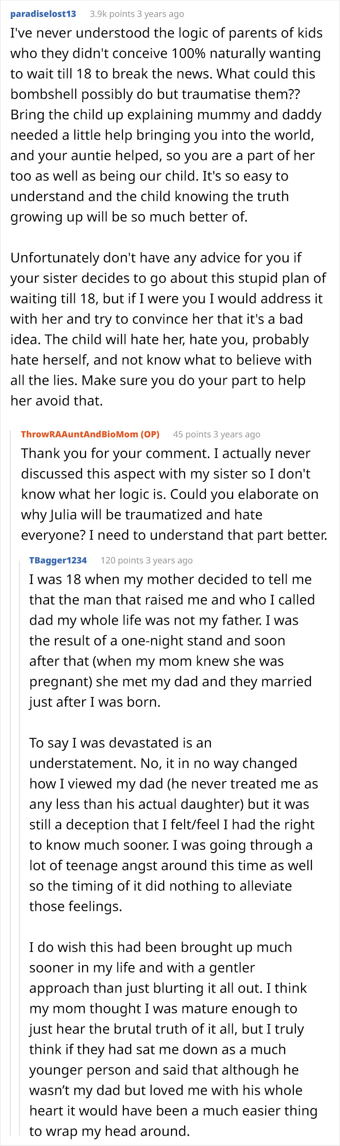 Woman Helps Her Sister Have A Baby, But The Sister Wants To Keep The Truth Secret For 18 Years