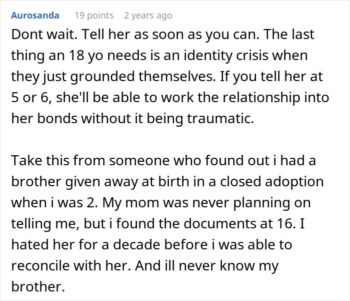 Woman Helps Her Sister Have A Baby, But The Sister Wants To Keep The Truth Secret For 18 Years