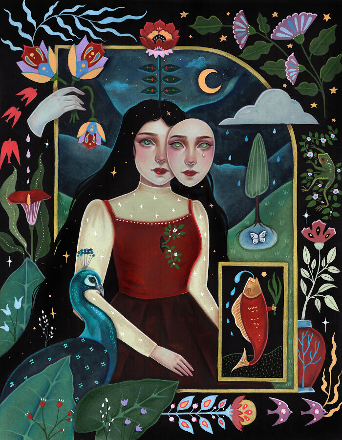 24 Folk-Inspired Artworks By Aunia Kahn Where Traditions, Symbolism, And Imagination Collide