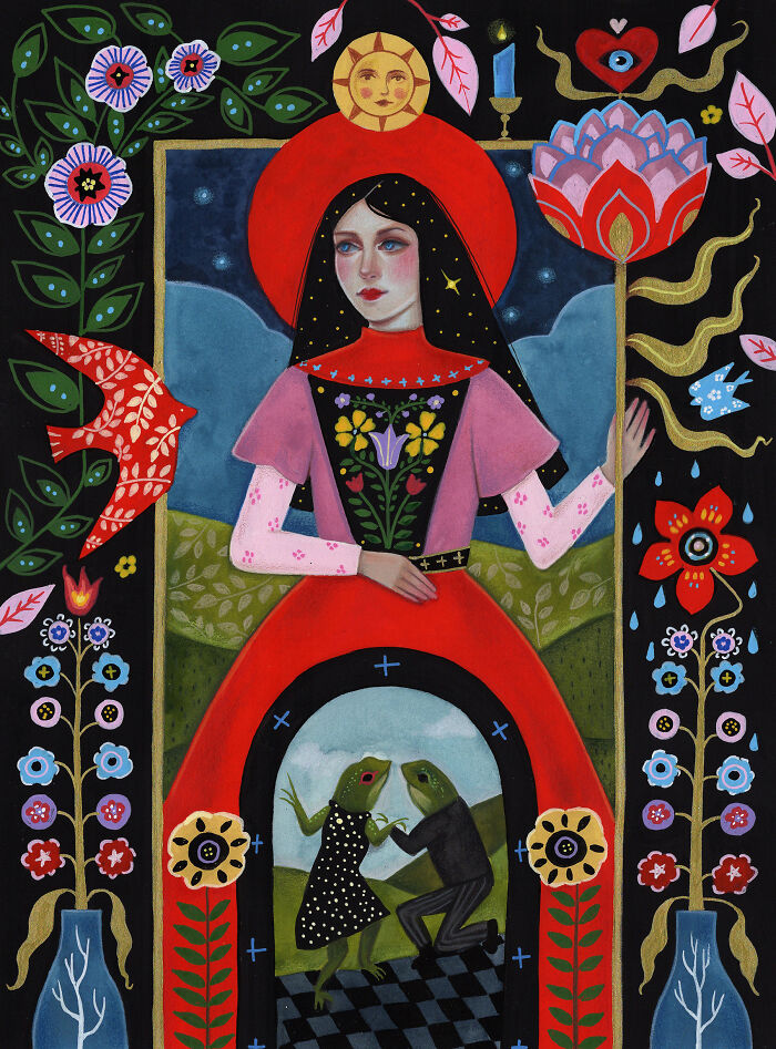 24 Folk-Inspired Artworks By Aunia Kahn Where Traditions, Symbolism, And Imagination Collide