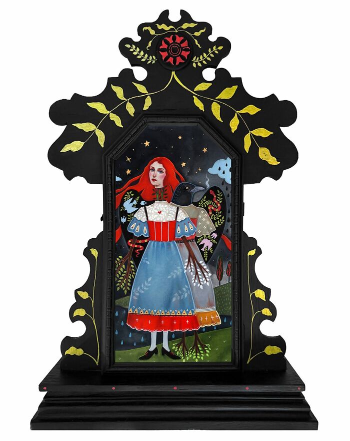 24 Folk-Inspired Artworks By Aunia Kahn Where Traditions, Symbolism, And Imagination Collide