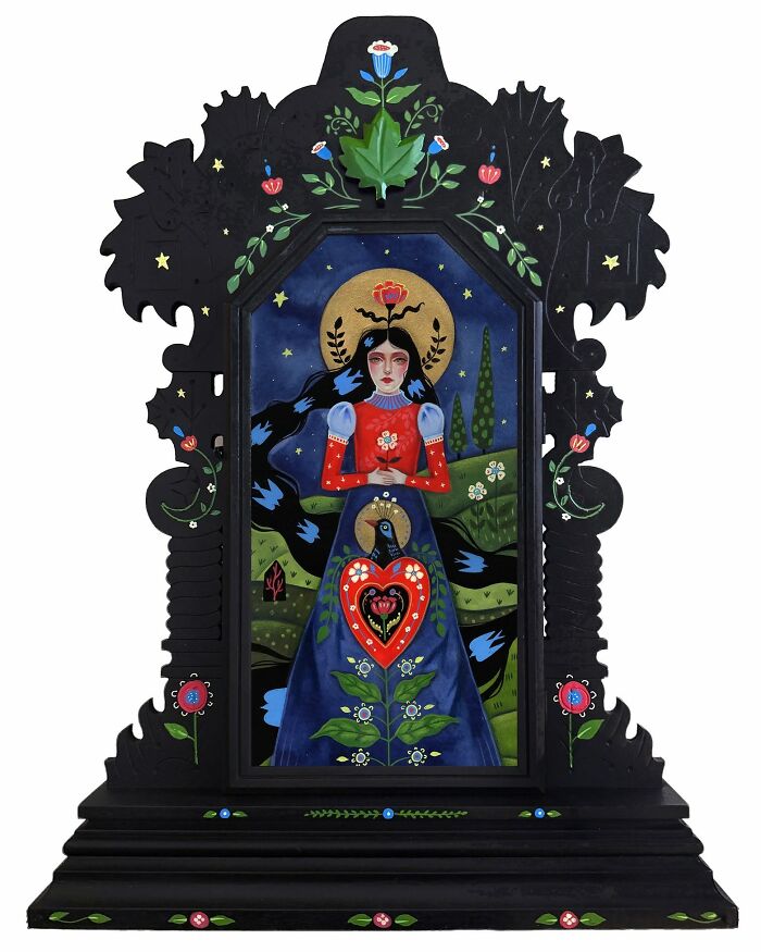 24 Folk-Inspired Artworks By Aunia Kahn Where Traditions, Symbolism, And Imagination Collide