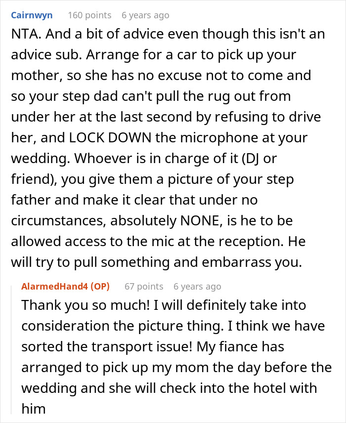 Bride Refuses To Let Step-Dad Have His Special Moment During Her Wedding Bride Refuses To Let Step-Dad Have His Special Moment During Her Wedding