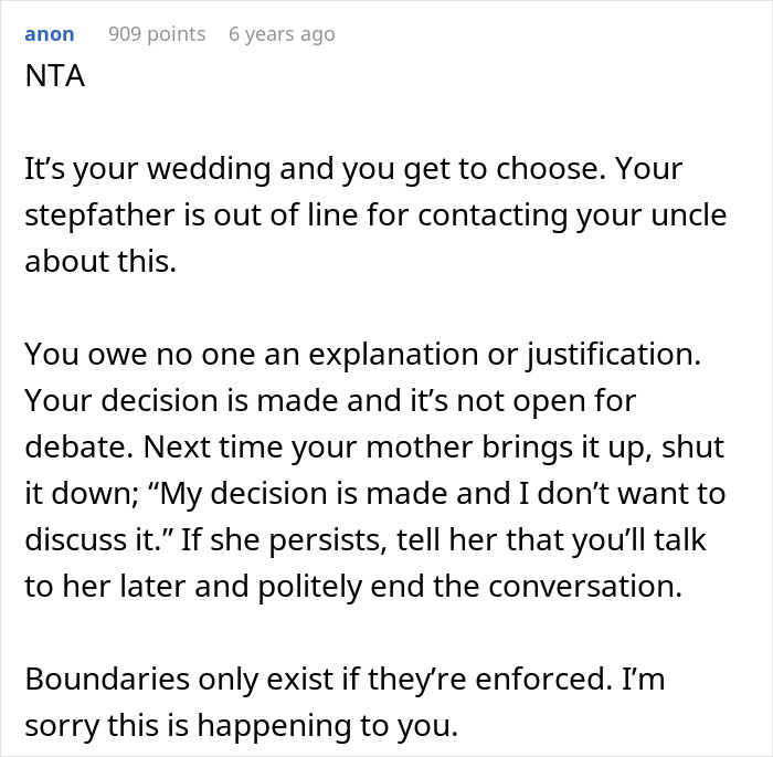 Bride Refuses To Let Step-Dad Have His Special Moment During Her Wedding Bride Refuses To Let Step-Dad Have His Special Moment During Her Wedding