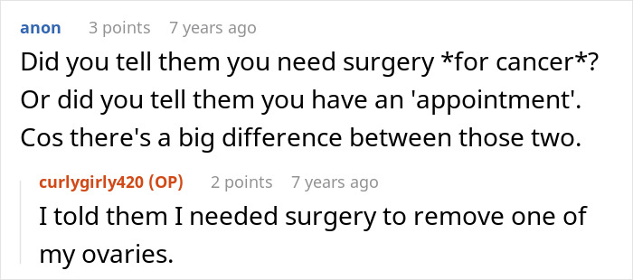 Entitled Mom Expects Nanny To Reschedule Her Life-Saving Surgery, Gets A Harsh Reality Check Entitled Mom Expects Nanny To Reschedule Her Life-Saving Surgery, Gets A Harsh Reality Check