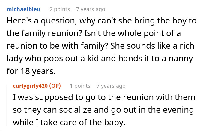 Entitled Mom Expects Nanny To Reschedule Her Life-Saving Surgery, Gets A Harsh Reality Check Entitled Mom Expects Nanny To Reschedule Her Life-Saving Surgery, Gets A Harsh Reality Check