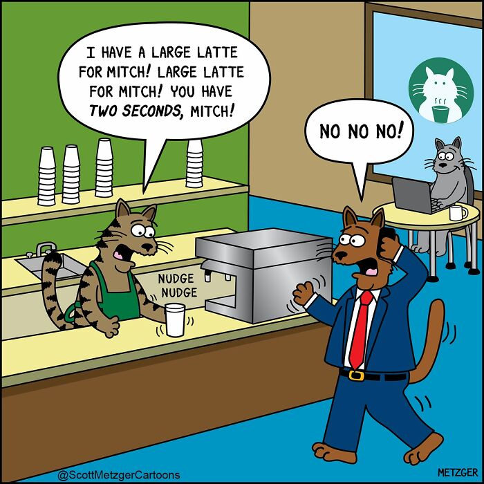 Scott Metzger Turns The Weird Logic Of Cats And Dogs Into 62 New Relatable Comics Scott Metzger Turns The Weird Logic Of Cats And Dogs Into 62 New Relatable Comics