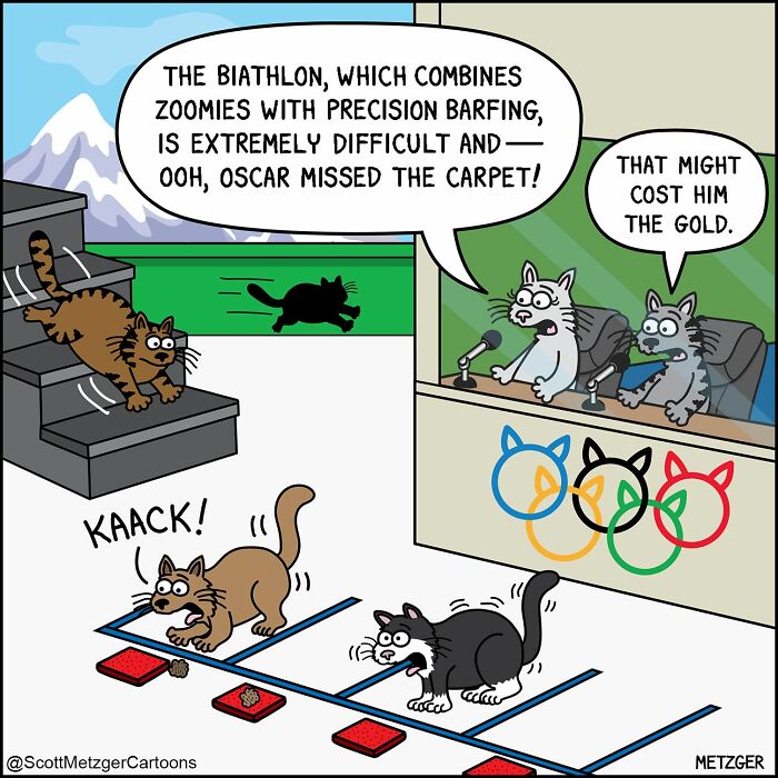 Scott Metzger Turns The Weird Logic Of Cats And Dogs Into 62 New Relatable Comics Scott Metzger Turns The Weird Logic Of Cats And Dogs Into 62 New Relatable Comics