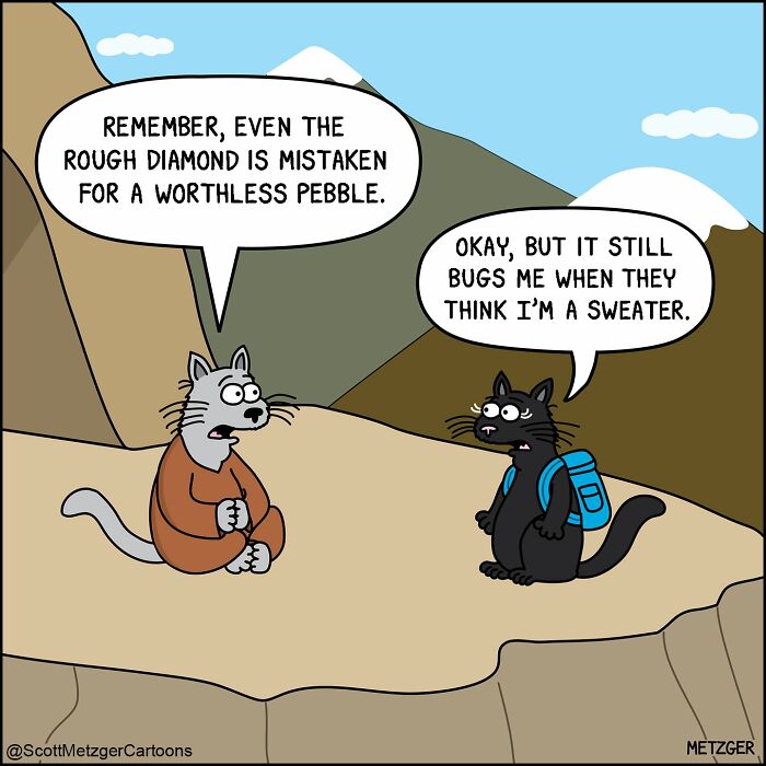 Scott Metzger Turns The Weird Logic Of Cats And Dogs Into 62 New Relatable Comics Scott Metzger Turns The Weird Logic Of Cats And Dogs Into 62 New Relatable Comics