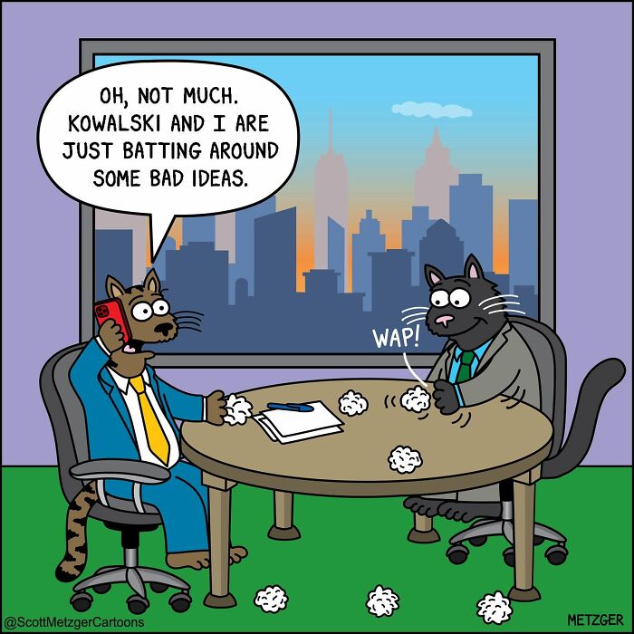 Scott Metzger Turns The Weird Logic Of Cats And Dogs Into 62 New Relatable Comics Scott Metzger Turns The Weird Logic Of Cats And Dogs Into 62 New Relatable Comics