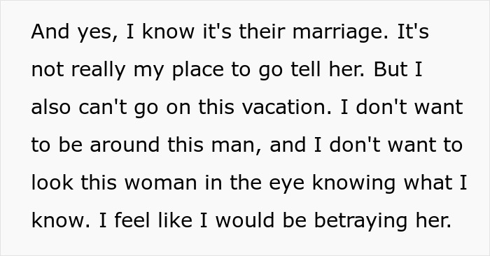 Guy&rsquo;s Affair Gets Exposed Before A Group Vacation, He Somehow Takes Two More Cheaters Down With Him