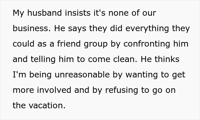 Guy&rsquo;s Affair Gets Exposed Before A Group Vacation, He Somehow Takes Two More Cheaters Down With Him