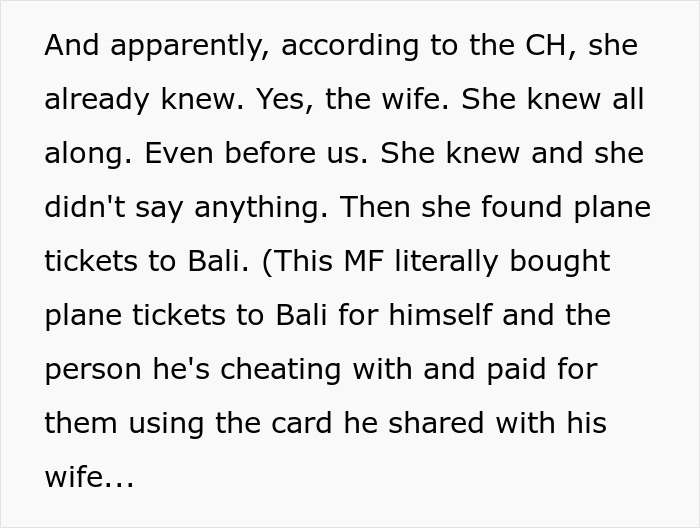 Guy&rsquo;s Affair Gets Exposed Before A Group Vacation, He Somehow Takes Two More Cheaters Down With Him