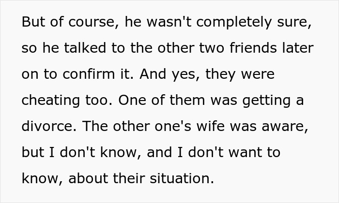 Guy&rsquo;s Affair Gets Exposed Before A Group Vacation, He Somehow Takes Two More Cheaters Down With Him