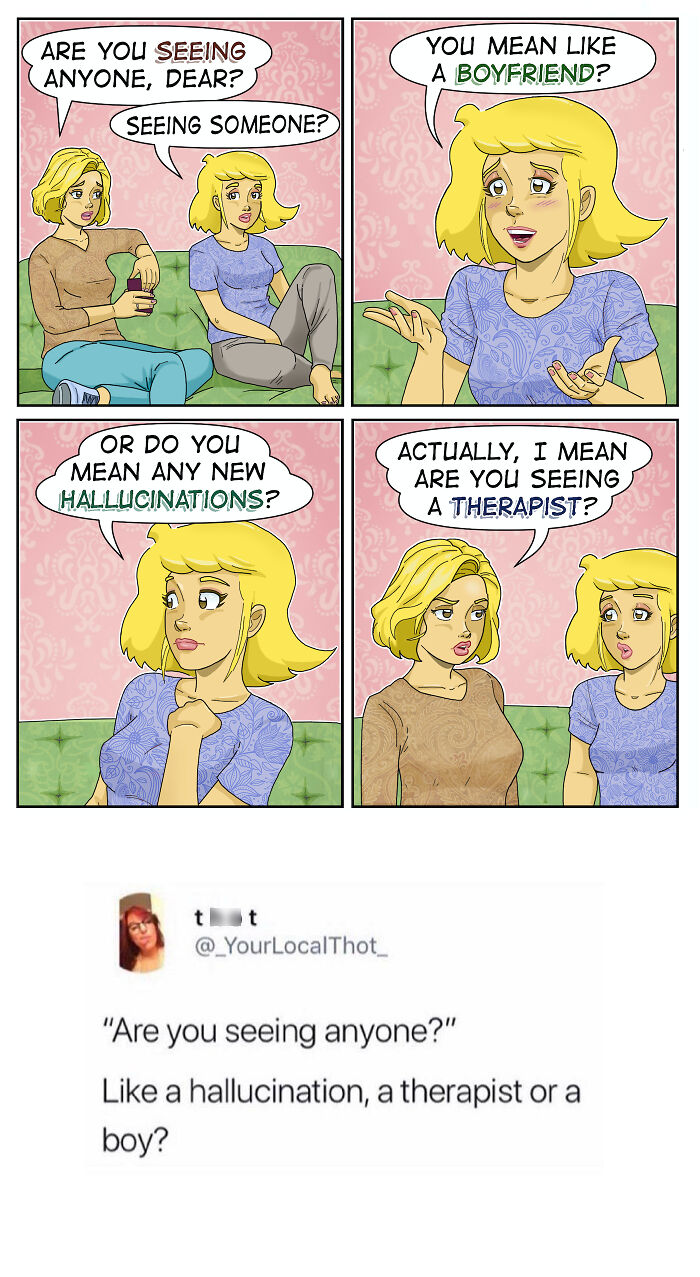 Artist Made 29 Hilarious Comics About Life, Love, And Saying The Wrong Thing (New Pics)