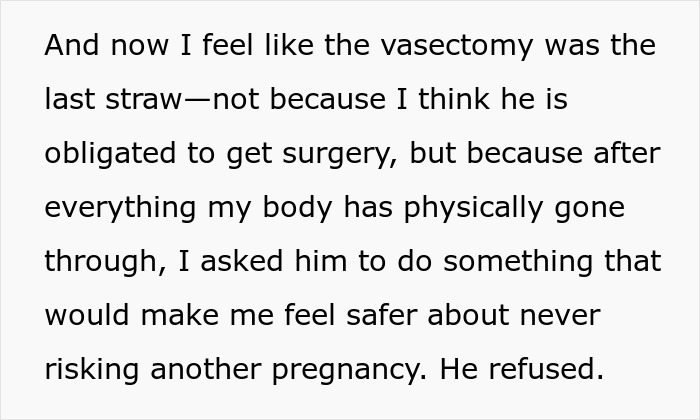 Woman Greatly Underreacts When Husband Refuses To Get A Vasectomy After What She&rsquo;s Been Through