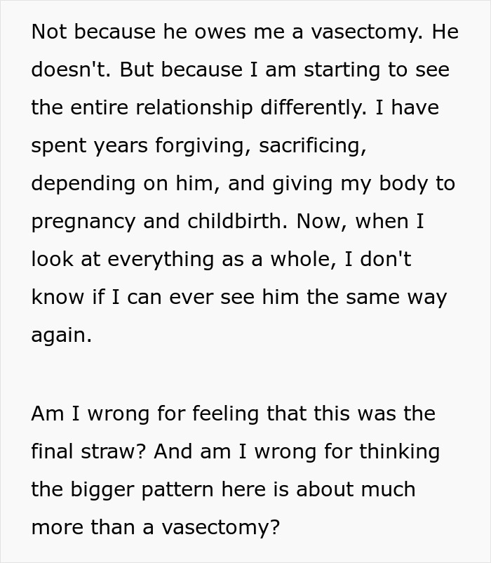 Woman Greatly Underreacts When Husband Refuses To Get A Vasectomy After What She&rsquo;s Been Through