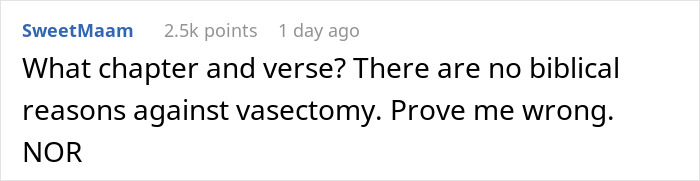 Woman Greatly Underreacts When Husband Refuses To Get A Vasectomy After What She&rsquo;s Been Through
