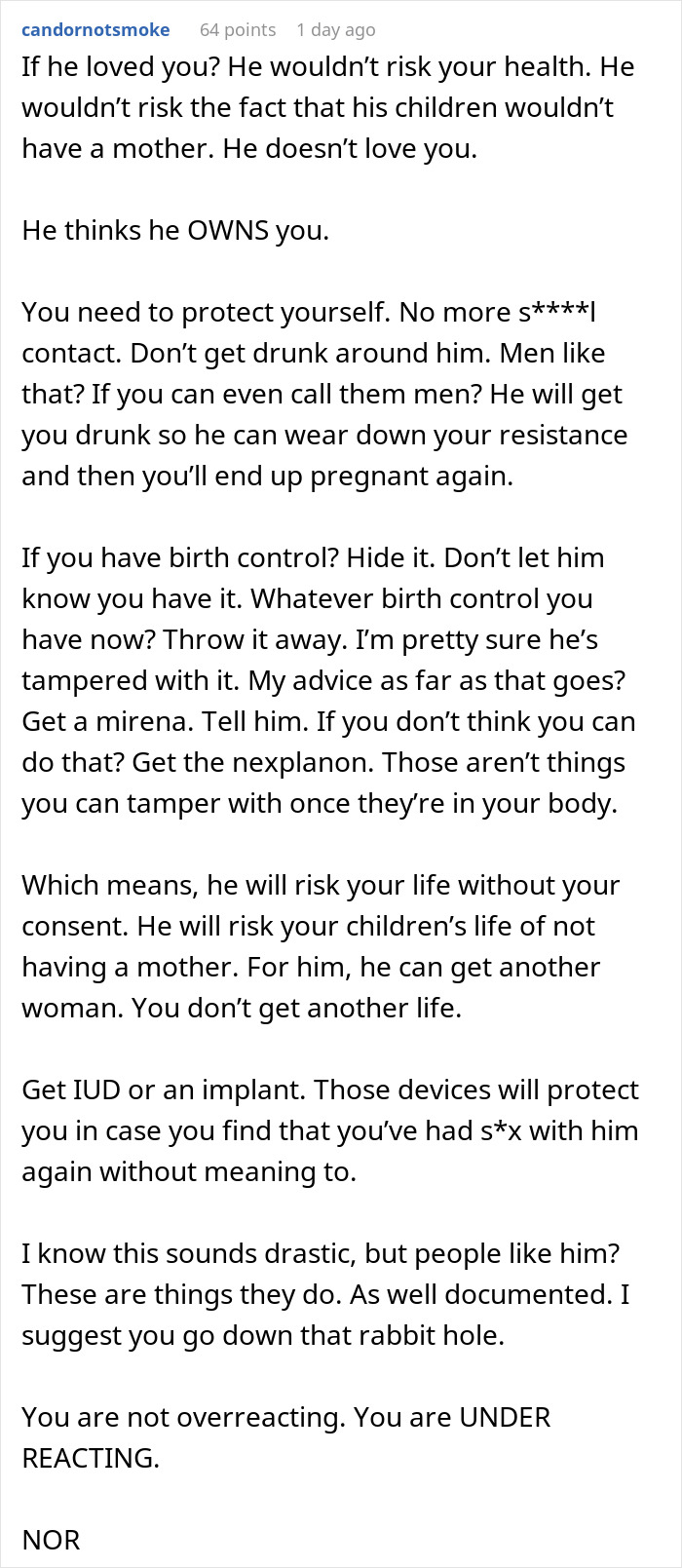 Woman Greatly Underreacts When Husband Refuses To Get A Vasectomy After What She&rsquo;s Been Through