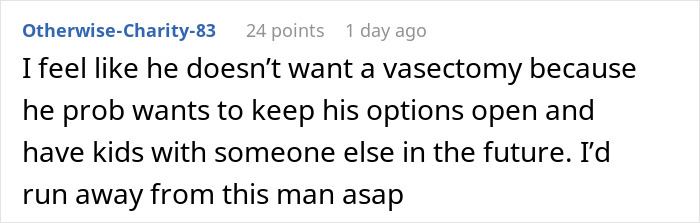 Woman Greatly Underreacts When Husband Refuses To Get A Vasectomy After What She&rsquo;s Been Through