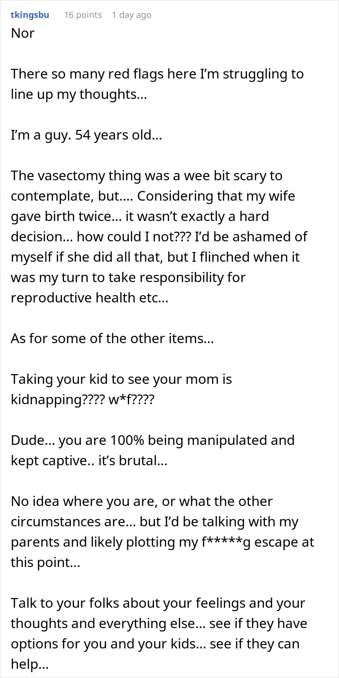 Woman Greatly Underreacts When Husband Refuses To Get A Vasectomy After What She&rsquo;s Been Through