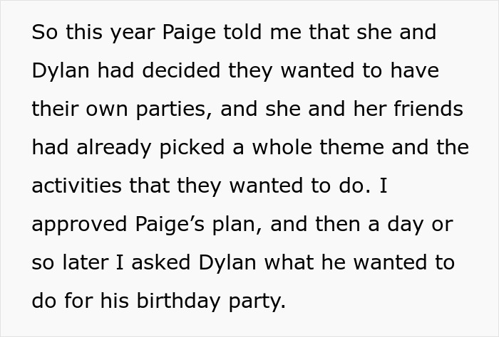 Daughter Excludes Twin Brother From Birthday Plans Without Telling Him, Mom Cancels Her Party Daughter Excludes Twin Brother From Birthday Plans Without Telling Him, Mom Cancels Her Party