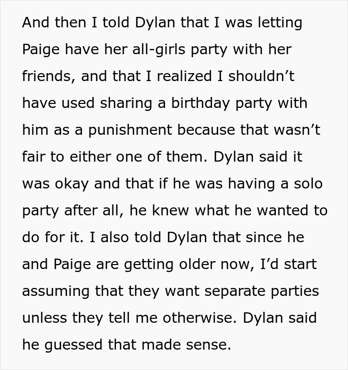 Daughter Excludes Twin Brother From Birthday Plans Without Telling Him, Mom Cancels Her Party Daughter Excludes Twin Brother From Birthday Plans Without Telling Him, Mom Cancels Her Party
