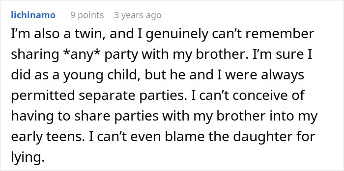 Daughter Excludes Twin Brother From Birthday Plans Without Telling Him, Mom Cancels Her Party Daughter Excludes Twin Brother From Birthday Plans Without Telling Him, Mom Cancels Her Party