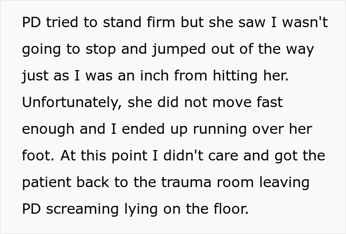 ER Nurse Runs Over A Karen’s Foot Saving A Patient And Gets A Raise For It Instead Of Getting Fired