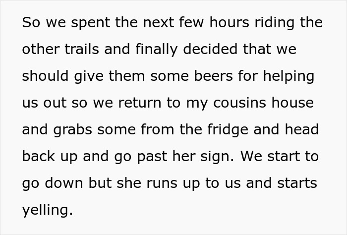 Entitled Mom “Childproofs” Private Mountain Bike Trail For Her Kid, Vanishes When Owner Mentions Cops Entitled Mom “Childproofs” Private Mountain Bike Trail For Her Kid, Vanishes When Owner Mentions Cops