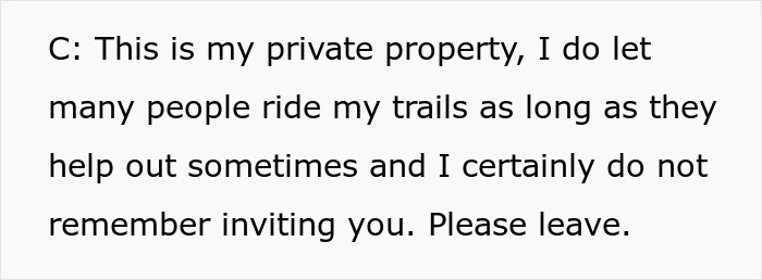 Entitled Mom “Childproofs” Private Mountain Bike Trail For Her Kid, Vanishes When Owner Mentions Cops Entitled Mom “Childproofs” Private Mountain Bike Trail For Her Kid, Vanishes When Owner Mentions Cops