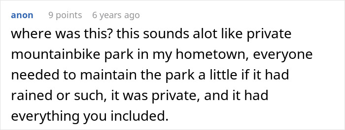 Entitled Mom “Childproofs” Private Mountain Bike Trail For Her Kid, Vanishes When Owner Mentions Cops Entitled Mom “Childproofs” Private Mountain Bike Trail For Her Kid, Vanishes When Owner Mentions Cops