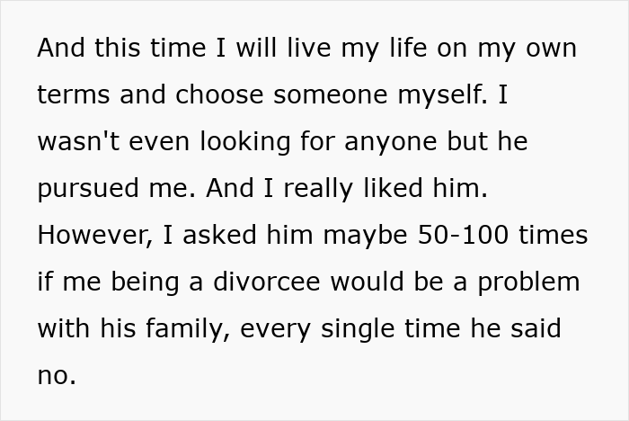 MIL Investigates Future DIL’s Divorce To Prove She’s Wrong For Her Son, Ends Up Ruining Their Engagement MIL Investigates Future DIL’s Divorce To Prove She’s Wrong For Her Son, Ends Up Ruining Their Engagement