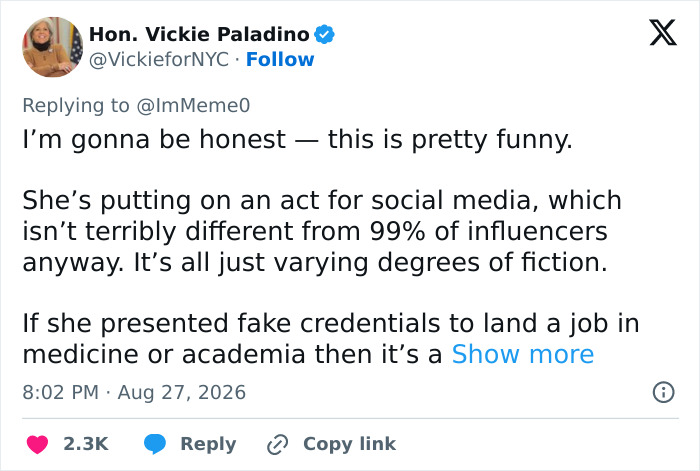 Influencer Could Face Jail Time After Lying About Her Career Journey Thanks To Subtle Clue Spotted In Pic