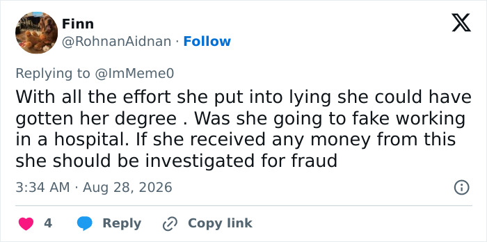 Influencer Could Face Jail Time After Lying About Her Career Journey Thanks To Subtle Clue Spotted In Pic