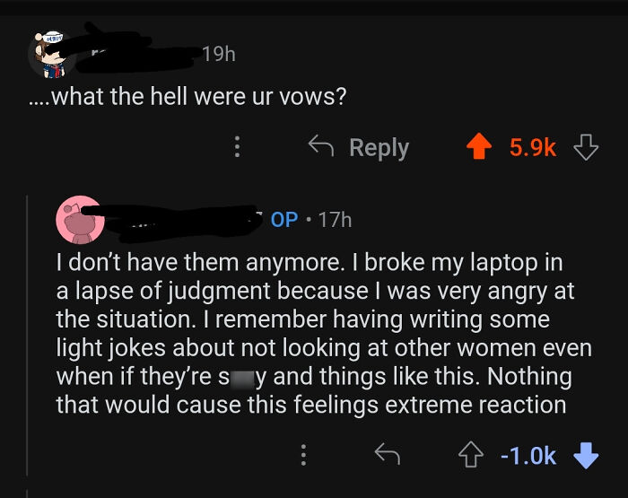 84 Comments That Were Downvoted To Oblivion For Good Or Completely Random Reasons 84 Comments That Were Downvoted To Oblivion For Good Or Completely Random Reasons