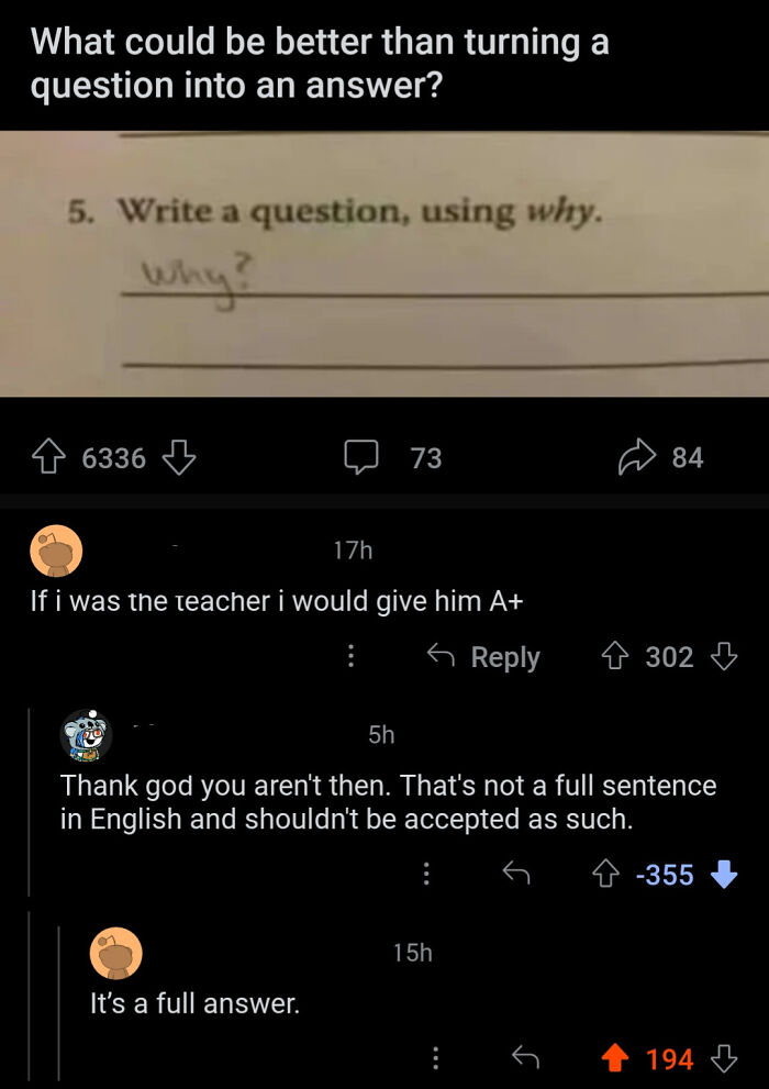 84 Comments That Were Downvoted To Oblivion For Good Or Completely Random Reasons 84 Comments That Were Downvoted To Oblivion For Good Or Completely Random Reasons